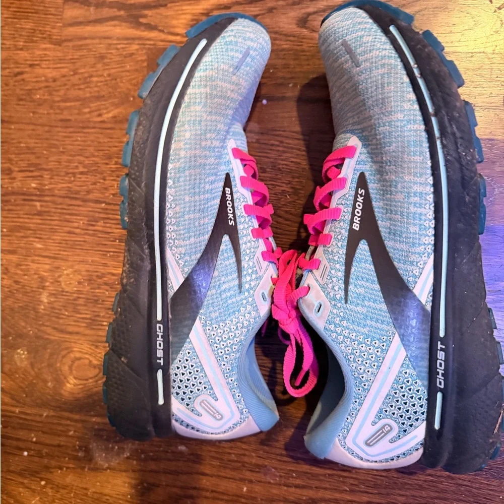Brooks Women's Running Shoes Ghost 14 size 8.5 - Blue and Pink - Picture 6 of 6